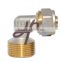 brass compression 90 elbow for pex pipe