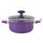 Soft Touch Silicone Paint Handles Nonstick Coating Pressed Aluminum Wok Forged Aluminum Looks