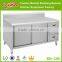 Stainless Steel Hotel Kitchen Base Cabinet With Sliding Doors BN-C07