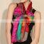 Infinity paj chiffon gradient rainbow silk shawls and scarves