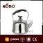 stainless steel whistling tea kettle