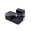 Luxury Black Decorative Square PU Leather Ring Box