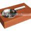 Hot Sale Cool Smokeless Brown Real Leather Ashtrays
