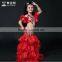 Wuchieal Hign quality Belly Dance Costumes for Kds in Stage Performance