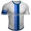 Custom sublimated rugby jersey stripe design polyester spandex fabric