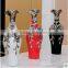 hand made rose ceramic silver wedding vases wholesale for home deco