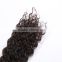 100 brazilian human remy keratin hair extension curly