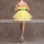 2016 OEM Service customed design fashion women short evening dress