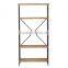Assembly Design Wooden Book Display Rack