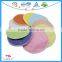 4 Layers Plain Color Bamboo Nursing Pads PUL Waterproof Breast Feeding Pads Wholesale