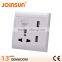 Hot sales with 2 usb port 13A wall USB socket