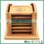 Six Pieces Eco Friendly Bamboo Cup Saucer
