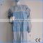 Alibaba china supplier ETO sterilization hot sale blue spunlace surgical gown