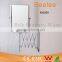 Rectangle Brass Chromed Foldable Wall Mirror