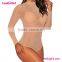 Women Nude Sexy Long Sleeve Translucent Teddy