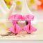 Cheap price high quality fancy flower hairpin with bow hairpin for girls
