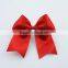 Different color satin cheerleading hair bows
