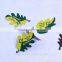 Custom creative leaves shape high quality cheap paper fridge magnet