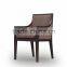 Italian style fabric wood single chair (C-51)