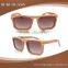 Colored glasses lenses wood polarized sunglasses
