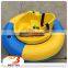 Newest funny kids amusement round electric inflatable bumper car for sale