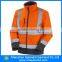 Hi vis reflective safety jacket parka workwear with 3M tape