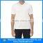 customized promotional white plain men O-Neck V-Neck t-shirt