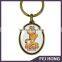 High Quality Custom cartoon Logo metal key fob With Digital Printing