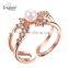 gold plated jewelry diamond jewelry 925 silver zircon ring Hot jewelry designer