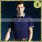 Tailored Fit Oversize Contrast Collar Cotton Polo tshirts Wholesales China