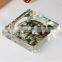 Beautiful clear cheap Printing Glass Ashtray For Table Decoration