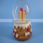 Birthday theme and cake mould snow globe for inner decoration