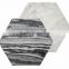 Natural Grey and White Marble Cup Mat Set