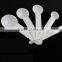 White color 5 in 1 Multi-use measuring spoon with TSP TBSP