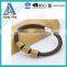 Fashion Wholesale Mens Bracelets Wrapped Genuine Leather Bracelet with Braided Rope