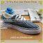 Direct Factory Wholesale Hot Sale HJ039 lace-up flats Casual canvas rubber sneaker shoes