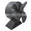 2015 Hot Sell Black Heat Powered Stove Fans