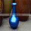 blue painted china ceramic vase for home decoration