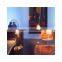 0813-33 simple form aluminum wall light silk satin shade Mini Wall Lamp