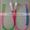 Silicone cell phone colorful string rope