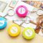 Mini leather tape measure 1.5 m color shell with soft tape measure 7.5mm Keychain