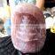 manufacture rose quartz carved crystal towers