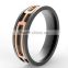 Top quality face etched design stainless steel men ring jewelry tungsten carbide finger ring