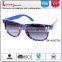 Fashionable hot selling plastic custom kid sunglasses with lovely pattern outside