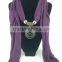 2014 100%polyester cloth fabirc charm scarf