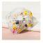 Multifunction small toiletry make up zipper pvc cosmetic bag
