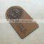 Factory Price 2016 Hot Embossed and Printed Sew on Leather Labels