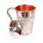 Handmade Steel Copper Jug Pitcher With Lid - 2000 ML Water Storage Good Health Benefits Yoga, Ayurveda