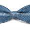 2016 latest hot sale orange white polka dot linen man bow tie for boys