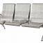 5 seater durable stainless steel office waiting chairs